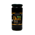 SARWAR BLACK OLIVES PITTED 450G